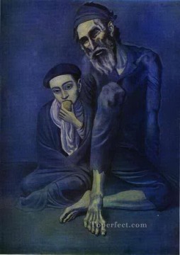パブロ・ピカソ Painting - 老ユダヤ人 1903年 パブロ・ピカソ
